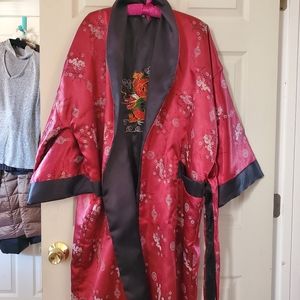 Silk robe